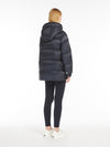 The Cube Down Jacket in Water-Repellent Canvas Midnight Blue
